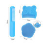1 brosse de bain, 1 peigne pour enlever le tartre fœtal, 1 peigne de massage, ensemble de bain pour enfants, brosse de nettoyage