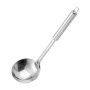 1 louche à soupe en acier inoxydable, ustensile de cuisine, cuillère à sauce ronde, louche à sauce, ustensiles de cuisine, usten