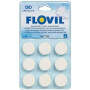 Cristalis Flovil Clarifiant Ultra concentré, pour Tous Types de filtres piscines - Lot de 27 pastilles - Made in France Blanc