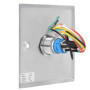 Système de contrôle d'accès, interrupteur lumineux en acier inoxydable, serrure de porte à bouton, serrure de porte de sécurité 