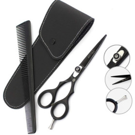 Sharpy Ciseaux de coiffure professionnels en acier inoxydable pour coiffeur, barbier, salon de coiffure, homme, femme, enfants e