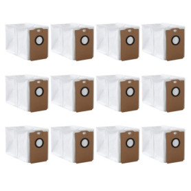 12 Sacs de Rechange Conga 2299 pour Aspirateur Conga Compatible avec les Modèles Conga 2299-2499-7490-8290, Sac Conga 2299, Pièc