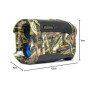AOFAR HX-1200T Télémètre de Chasse 1200 mètres, Camo Imperméable à l'eau, 6X 25mm, modèle de Gamme et d'arc, Emballage de Cadeau