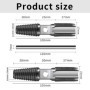 Endommagé vis Extracteurs Dénudés, Kit d'extracteurs de vis tarauds 1/2" et 3/4", Extracteur de Vis à Double Tête, pour enlever 