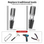 Endommagé vis Extracteurs Dénudés, Kit d'extracteurs de vis tarauds 1/2" et 3/4", Extracteur de Vis à Double Tête, pour enlever 