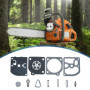 AUMEL Membrane et Joints Kit pour Carburateur STIHL 021 023 025 FS300 FS350, Kit de Réparation Zama RB41 Pièces Accessoire Compa