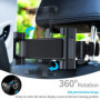 UIHOL Support Tablette Voiture, Porte Tablette pour Voiture Appui-tête Universel Auto Rotation 360° Taille Réglable 6-12 Pouces 