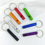DOULEIN Sifflets de Survie d'urgence avec Porte-clés ，21 Pièces Aluminium Sifflet de Survie de Sécurité Sifflet Enfant pour Le S
