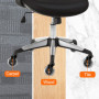 Gvolatee 5 pièces roulette chaise de bureau en caoutchouc 11mm x 22mm, 360° Rotation pour jeu chaises, roulette pivotantes conce