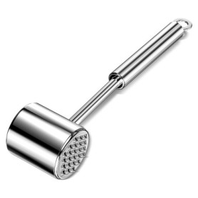 Relota Attendrisseur de Viande en 304 Acier Inoxydable, Marteau a Viande de Cuisine Double Face pour Ménagère Marteau à Steak Ar