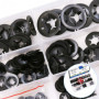 Glarks Assortiment de 280 rondelles de verrouillage à denture interne Starlock