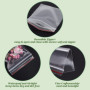 PandaHall- Lot de 200 Sachets Zip Plastique Transparent 7x5cm Mini Sachet Zip Sac de Rangement à Fermeture éclair refermable pou