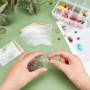 PandaHall- Lot de 200 Sachets Zip Plastique Transparent 7x5cm Mini Sachet Zip Sac de Rangement à Fermeture éclair refermable pou