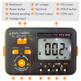 VC4105A Testeur de résistance à la terre numérique, mesure de résistance de mise à la terre de 20/200/2000Ω, mesure de tension C