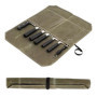 Sac à roulettes pour cuisiniers avec 7 compartiments, sac à couteaux de chef portable, sac de rangement pour couteaux de chef, s