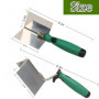 HJYDGJ Lot de 2 truelles d'angle - En acier inoxydable - Pour l'intérieur et l'extérieur - Avec spatule d'angle - Truelle de bor
