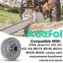 Kit de 3/8" Pignon Embrayage pour Stihl 017 018 MS170 MS180 021 023 025 MS210 MS230 MS250, ADEFOL Pignon + Tambour d'embrayage +