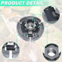 Kit de 3/8" Pignon Embrayage pour Stihl 017 018 MS170 MS180 021 023 025 MS210 MS230 MS250, ADEFOL Pignon + Tambour d'embrayage +