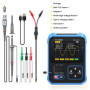 WANGCL TC3 - Testeur ESR d'oscilloscope Portable 3 en 1 Écran TFT 2,4" Mini oscilloscope numérique 1500 mA - Bande passante 200 