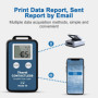 Enregistreur de données de température et d'humidité sans fil ThermElc TE-B3 TH avec écran LCD, précision de ± 0,3 ℃, rapport PD