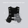 Gilet de course pour homme et femme - Sac à dos de course réglable - Respirant et réfléchissant - 6 poches avant et 1 poche arri