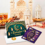 Lot de 24 cartes de vœux Ramadan Mubarak avec enveloppes, cartes de vœux Ramadan Mubarak, cartes pliantes avec enveloppes et aut
