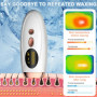 HASAIKA® Épilateur Lumière Pulsée, Appareils IPL Épilation Laser, Épilation Laser, Épilateur sans douleur pour le visage, les ai