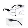 Dyaucwpo 2 Pièces Lunettes de Protection Travail, Lunettes de Sécurité avec Anti-Buée, Protection Latérale Intégrée, Verres Tran