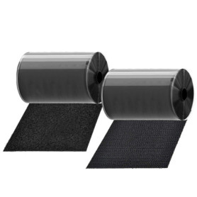 TEUVO Anti Glisse Scratch Autocollant pour Bois Étage, Bande Auto Agrippante pour Tapis, 11cm Large et 1m Long