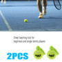 2 Pièces Balle de Tennis avec Cordon, Entraîneur de Balle de Tennis, Cordon pour entraîneurs de Tennis, Balle de Formation de Te