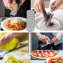 Râpe à Fromage et Zesteur en Acier Inoxydable,Set de 3 Râpes de Cuisine Multifonction pour Légumes,Citron,Gingembre,Lames Plates