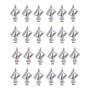 Chevilles pour Plaque de Plâtre, 50 Pcs Cheville Brique Creuse Cheville Parpaing Creux Forme D'Avion Chevilles Papillon en Plast