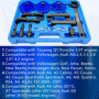 ZKTOOL Kit d'Outils de Calage d'arbre à Cames de Réglage du Moteur, Compatible avec Audi VW A6L 2.4 2.5 2.8 3.0T 3.2 4.2 Touareg