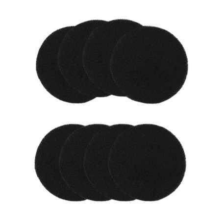 QWORK® 8 Pièces Filtres Compost Ronds, Charbon Actif Filtre pour Poubelles à Compost, Convient aux Compost Poubelles Jusqu'à 17 