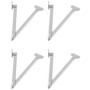 QWORK® 4 Pcs Charnière Pliante Charnière Charniere Meuble pour Table Pliante Murale, Porte Placard, Piano