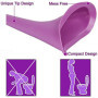 Pisse Debout Femme,5 Pcs Toilette Camping Urinoir en silicone réutilisable pour femme Entonnoir pour uriner debout Pratique et C