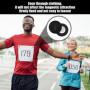 EHDWXVZM 8 Paires D'Aimants pour Numéro De Départ, Accessoires De Numérotation, Aimants pour Numéro De Marathon, Boucles De Fixa