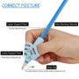 MengH-SHOP Crayon Poignées Guides Doigts Silicone Crayon Grip Posture Correction Outils Aide Écriture pour Enfant Étudiants 13 P