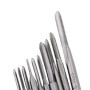 10Pcs Mini Tarauds à Fileter M1 M1.2 M1.4 M1.6 M1.7 M1.8 M2 M2.5 M3 M3.5 M1 à M3.5 de Filetage de Main de Machine en Acier à Gra
