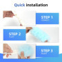 Frogetu 32 Pièces Plumeau Poussiere Recharge Kit,Recharges Plumeau Duster,pour Swiffer Plumeau Poussiere Recharge Kit,avec 1 Poi