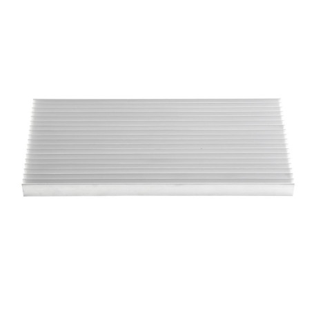 Dissipateur de Chaleur en Aluminium Haute Puissance 19 Ailettes 300x140x20mm pour Transistors à Semi-Conducteurs