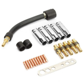 24 Pcs 0.8 Contact Contact MIG Soudage Contact Soudeur Kit De Consommables De Soudage Compatible Pour Binzel 15AK Pistolet De To