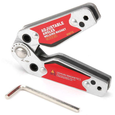 Support de Soudage, Aimant de Soudure, 20°-200° Angle Réglable Support de Soudure, Magnétique Outils de Soudage Accessoires pour