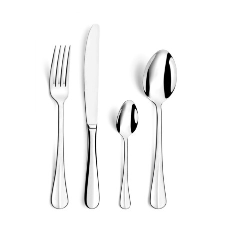 AMEFA - Ménagère 24 couverts de table pour 6 personnes - Daily Baguette - Acier inoxydable 18/0, Finition Brillante