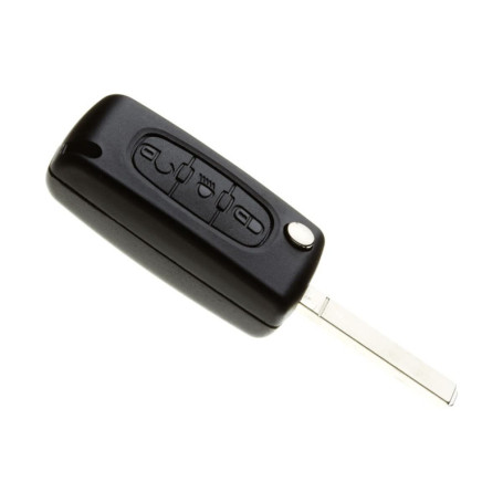 Jongo - Coque de Clé avec Lame Compatible avec Citroen C4, C5 et C6 | CE0523 | Boitier Clef Plip Voiture Utilitaire Télécommande