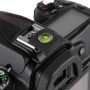 Protège Griffe avec Niveau à Bulle. Cache Griffe Flash. Cache Sabot Flash pour Appareil Photo DSLR Canon Nikon Pentax Olympus Pa