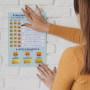 Tableau Récompenses Enfants à Gratter - Motivation pour l'Apprentissage de l'Organisation & de l'Autonomie (2 Feuilles Recto/Ver