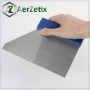 AERZETIX - C76311 - Spatule couteau crantée à dents fines 185 mm - outil à main pour enduit colle plâtre - lame en métal