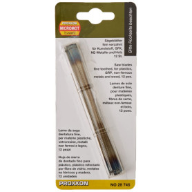 PROXXON 2228745 - Hojas dentadura fina (25d/25 mm) (12 u)