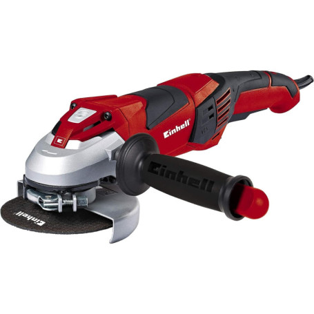 Einhell Meuleuse d'angle TE-AG 125 CE (1100 W,Diamètre des disques : 125 mm, Longueur du câble 3 m, Livré avec poignée supplémen